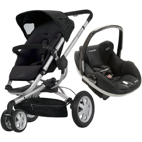 Quinny Buzz Travel System with Prezi Infant Car Seat, Rocking Black image