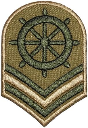 Marine Naval Sailor Military Rank Costume DIY Applique Embroidered Sew Iron on Patch MR-005