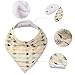 De'Babe Baby Bandana Drool Bibs - Perfect for Drooling, Feeding and Teething with two colors - Unisex 100% Absorbent Organic Cotton for Boys & Girls (2 Pack)