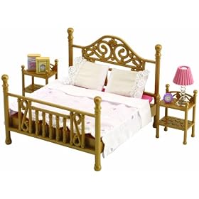 Sylvanian Families Luxury Brass Bed