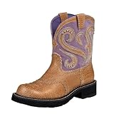 ARIAT Gem Baby Jazz Probaby Fatbaby Western Cowboy Boots 8.5 True to size Bone Grey Violet... by Ariat