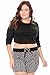 Multi Print Plus Size Drawstring Lounge Shorts