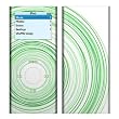 Green Swirl White Design Decal Skin Sticker for Apple iPod nano 2G (2nd Generation) 2GB/ 4GB/ 8GB Player