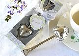 TeaTime Heart Tea Infuser Favor in Teatime Gift Box (Set of 24) - Baby Shower Gifts & Wedding Favors