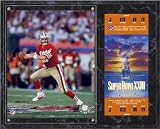 Joe Montana San Francisco 49ers 12x15 Super Bowl XXIII Plaque with Replica Ticket