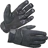 Xelement XG-791 Black Mesh Motorcycle Gloves - Size : Medium