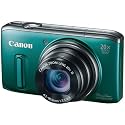Canon PowerShot SX260 HS 12.1 MP CMOS Digital Camera with 20x Image Stabilized Zoom 25mm Wide-Angle Lens and 1080p Full-HD Video (Green)
