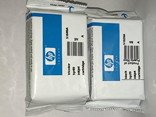 HP 29/49 Ink Cartridge Combo Set of Black and Tri color