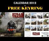 Steam Trains Calendar 2012 + Free Keyring