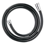 三栄水栓 【バス用シャワーホース】 ブラック ホースの長さ1.6m PS30-86TX-D