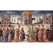 PIETRO PERUGINO Christ Gives Peter Keys Heaven POSTER - 11x17