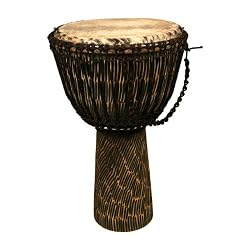 Djembe, 14"x24", Hand Hewn
