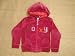 Roxy Girls 2-6x Roxy Teenie Wahine - Giddy Up Fashion Velour Zip-Up Hoodie