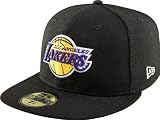 NBA Los Angeles Lakers Hardwood Classics Basic Black 59Fifty Cap