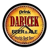 DARICEK beer ale wall clock
