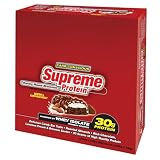 Supreme Protein Bar, Rocky Road Brownie, 3.38 oz. bars (pack of  12)