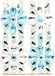 Martha Stewart Crafts Flower Gem Stickers Blue/Green By The Package
