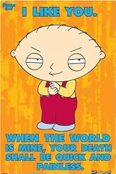 Family Guy - TV Show Poster (Stewie: I Like You...) (Size: 24" x 36")