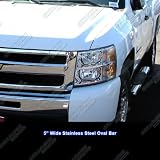 01-12 2011 2012 Silverado Sierra 1500 2500LD 2500HD 3500 Reg Cab 5inch S S Nerf Bars by APS