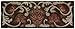 Cotton Craft - Lotus Hand Beaded Table Runner - 16x54 Inches - Rich hues of Chocolate, Gold, Red, & Ivory - Truly one of a kind - Hand made by skilled artisans - A beautiful complement to your dinner table décor - Spot Clean Only