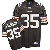 Jerome Harrison Jersey: Reebok Brown #35 Cleveland Browns Replica Jersey - XX-Large