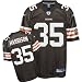 Jerome Harrison Jersey: Reebok Brown #35 Cleveland Browns Replica Jersey - Large