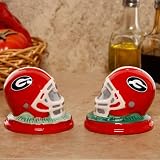Georgia Bulldogs NCAA Helmet Salt and Pepper Shakers (3" Tall)