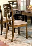 Rich Walnut Side Chair (Set of 2) by Coaster Furniture