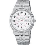 Seiko Men's Dress Silver-Tone Watch #SGG531