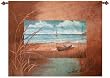 Carolina Morning Ocean View Cotton Wall Art Hanging Tapestry 35