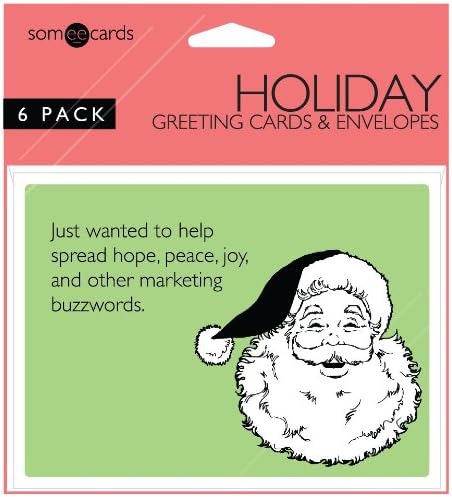 Someecards Holiday Greeting Cards - Pack of 6 V1