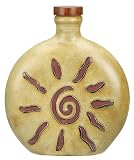 20 Oz. MARA Stoneware COLLECTIBLE Liquor Flask DECANTER Sunburst SOUTHWEST
