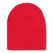 Short Cuffless Beanies - Red