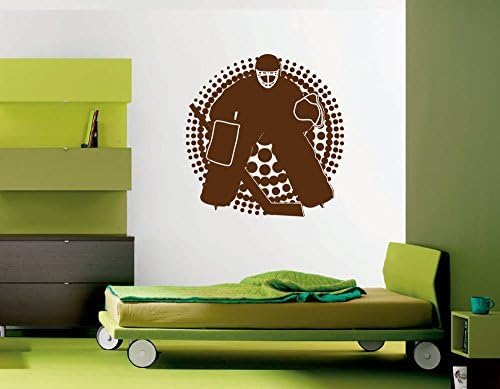ik566 Wall Decal Sticker roller hockey stick goalie stick puck sport team game