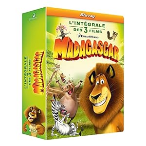 Trilogie Madagascar 1 à 3 - Coffret 3 Blu-ray