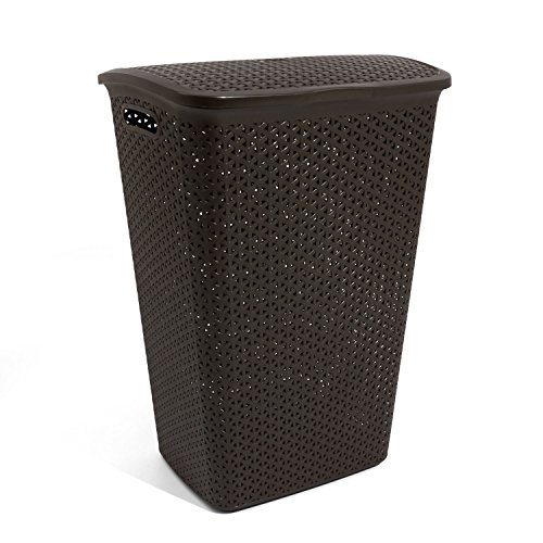 Best Price For Curver 55 Litre Rattan Effect Hamper, Brown Cheap