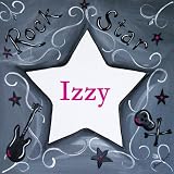 Sherri Blum Rock Star Name Plaque Girl Canvas Wall Art