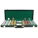 500 Tri-Color Suit Design Set w/Deluxe Case