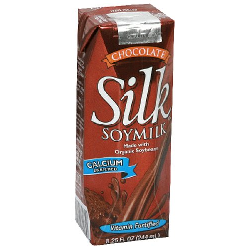 Silk Soymilk, Chocolate, 8.25-Ounce Cartons (Pack of 18)