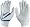 2008 Nike Diamond Elite VI Batting Glove - White/Royal - Medium