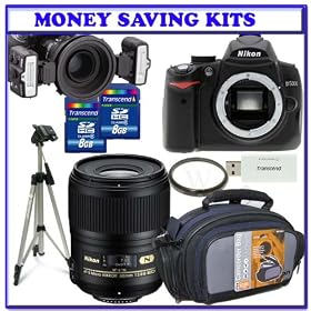 Nikon D5000 12.3 MP DX Digital SLR Camera (Body Only) + Nikon AF-S Micro-Nikkor 60mm f/2.8G ED Macro Autofocus Lens (2177) + Nikon R1 (4804) Wireless Close-Up Speedlight Flash System (Macro Kit B) + Willoughby's Dental/Medical Accessory Bundle