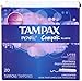 Tampax Pearl Compak Plastic, Lites / Light Absorbency, Unscented Tampons, 20 Count (Pack of 3)