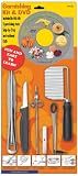 Chef Harvey Garnishing Kit, DVD and Five Tools