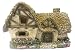 Resin English Thatched Roof Garden Cottage With Vine Covered Stone Walls For Fairy Gardens, Crafting And Displaying RS.4399.00