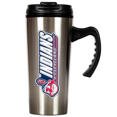 Cleveland Indians MLB 16oz Stainless Steel Travel Mug