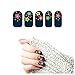 Cute Flower Pattern Floral Nail Polish Strip Design - Nail Decal Strips w/ 22 Nail Wraps & File