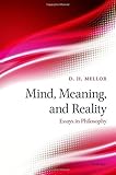 Mind, meaning, and reality : essays in philosophy