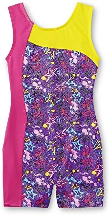 Just Imagine Girl's Sparkling Unitard Star (MEDIUM 8-10)