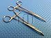 SET OF 2 PCS DOG CAT PET HAIR PULLER REMOVER STAINLESS STEEL HEMOSTAT LOCKING FORCEPS 5