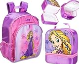 Personalizable Rapunzel Backpack/ Lunch Tote 9x8x5 Inch -===15x12x5 Inch